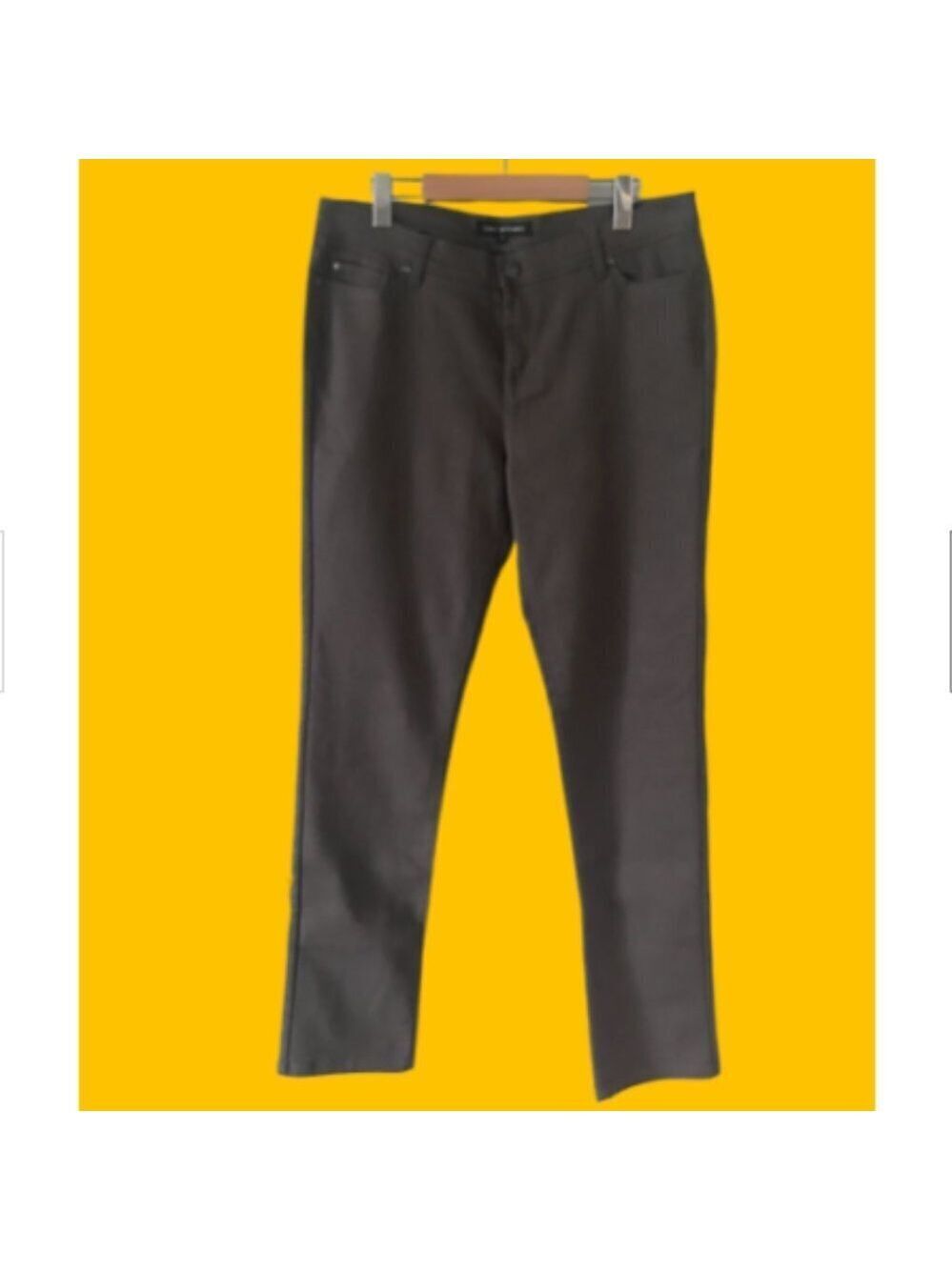 Lady Hathaway Mid-rise Straight Leg Pants 10 Brown